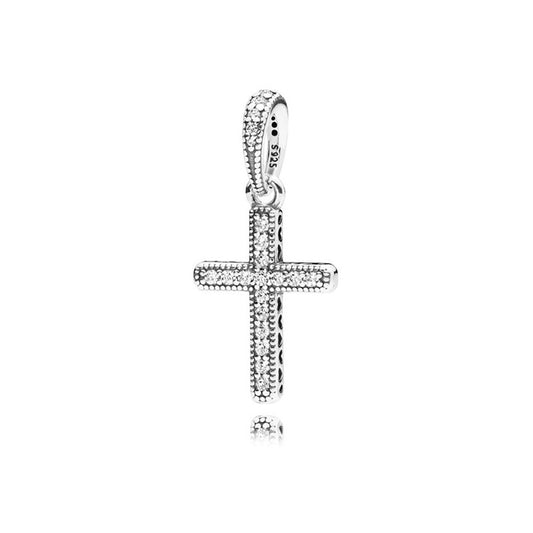 Diamond Cross Charm