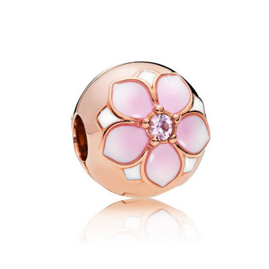 Pink Flower Charm