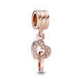 The Collision of Two Hearts Charm