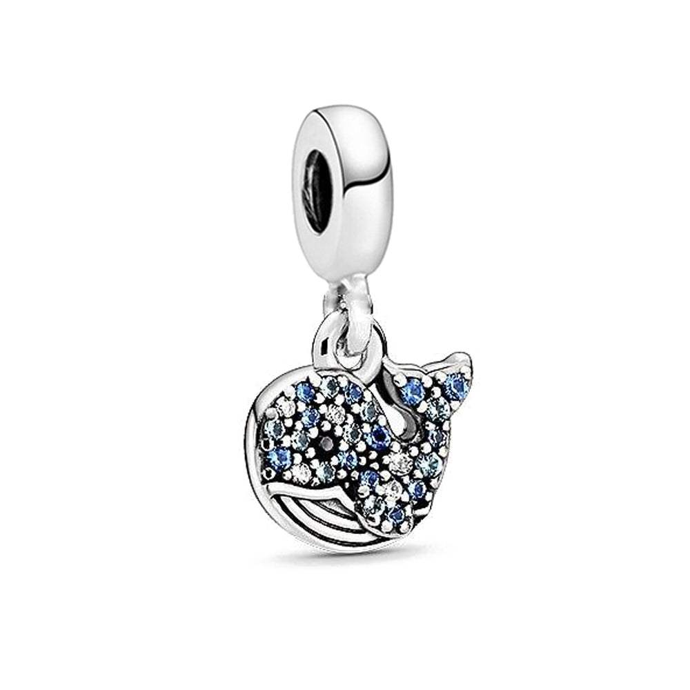 Blue Whale Charm