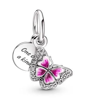 Purple Butterfly Charm