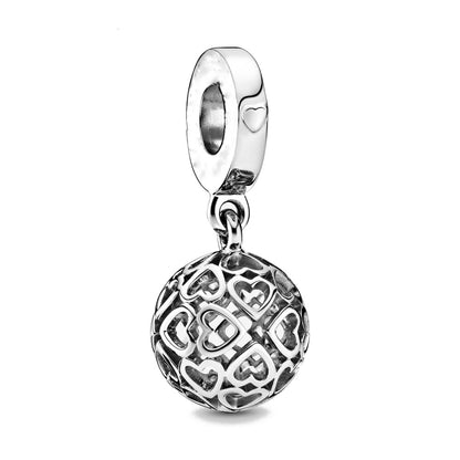 Hollow Love Ball Charm