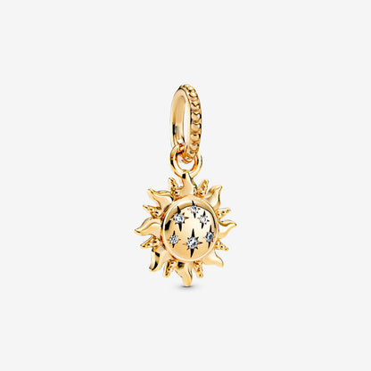 Gold Sunflower Charm