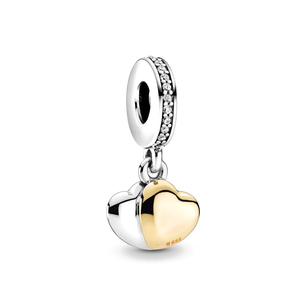 Double Heart Charm