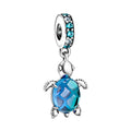 Blue Turtle Charm