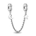Moon and Star Safety Chain