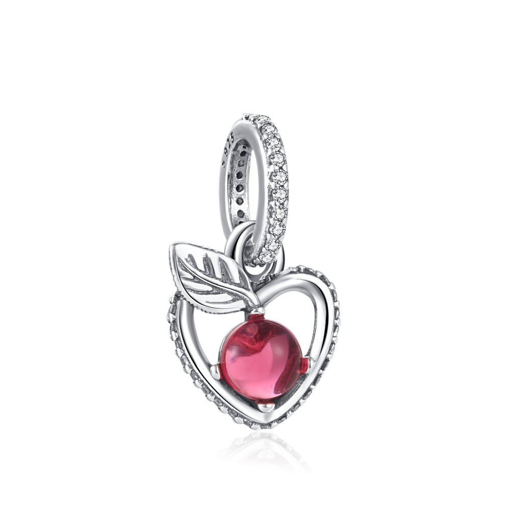 One Leaf Apple Charm