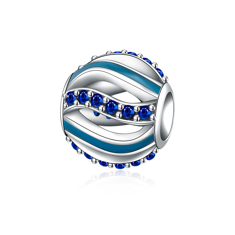 Luminous Blue Ocean Charm