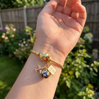 Exclusive Gold Heart Charm Bracelet