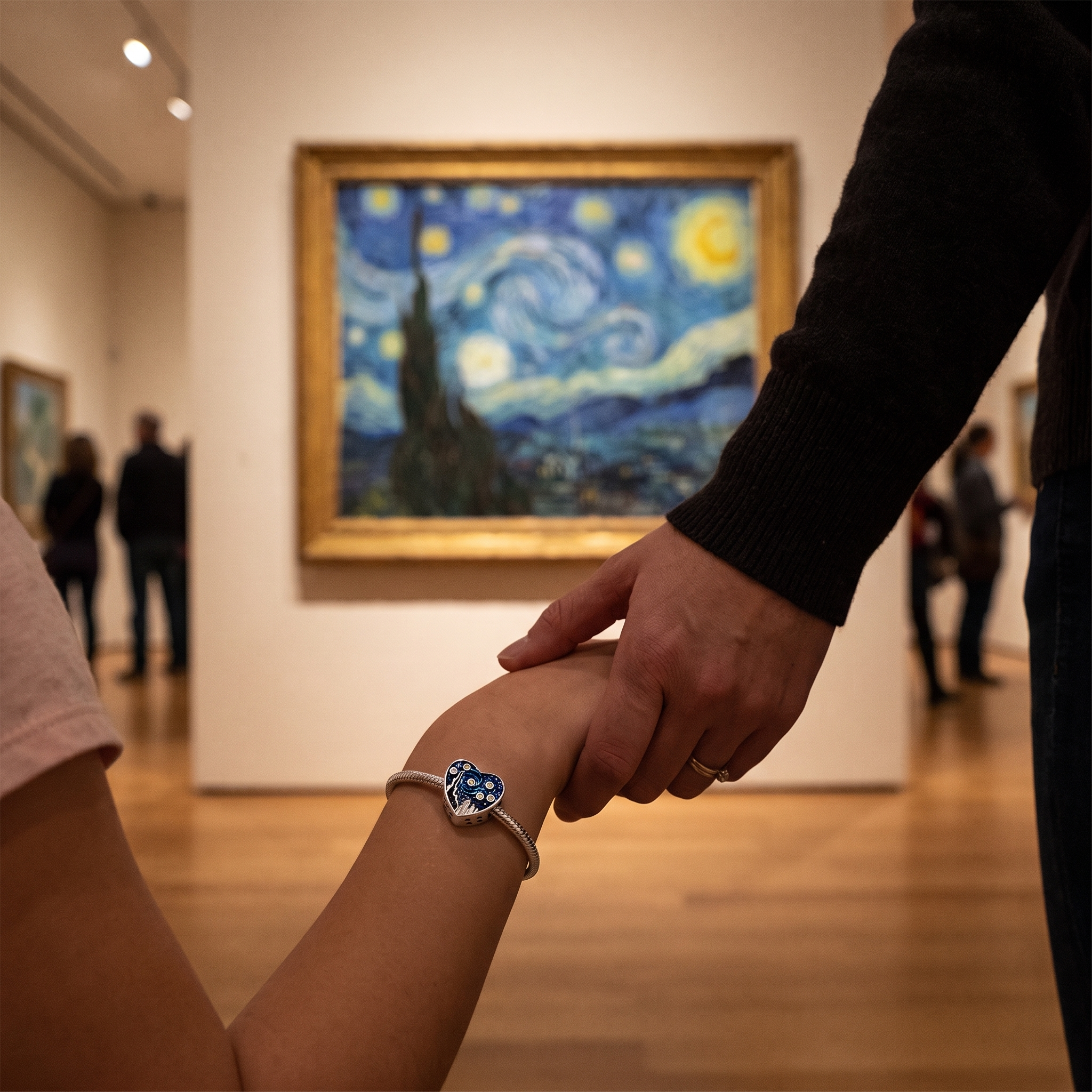 Van Gogh Starry Sky Charm
