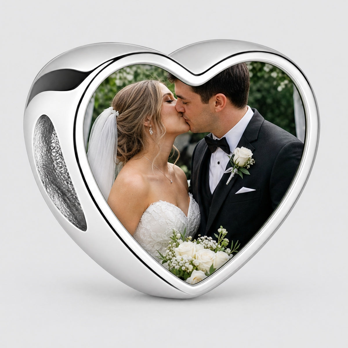 Personalized Custom Photo Charm, front view